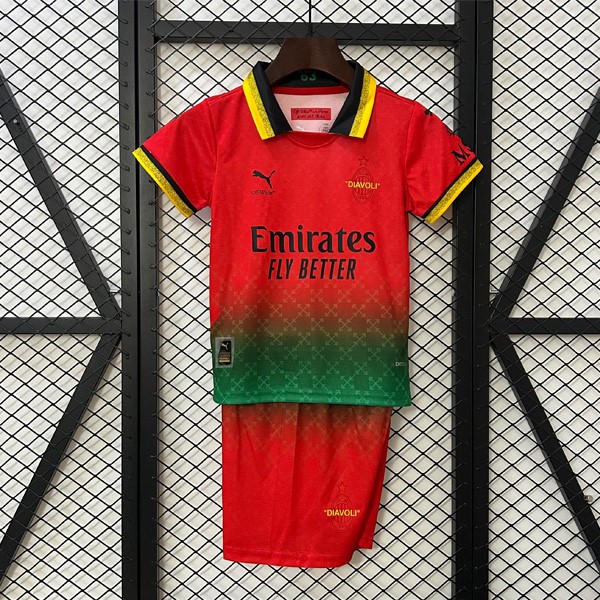 Camiseta AC Milan Co-Branded Edition Niño 2025/26 Rojo